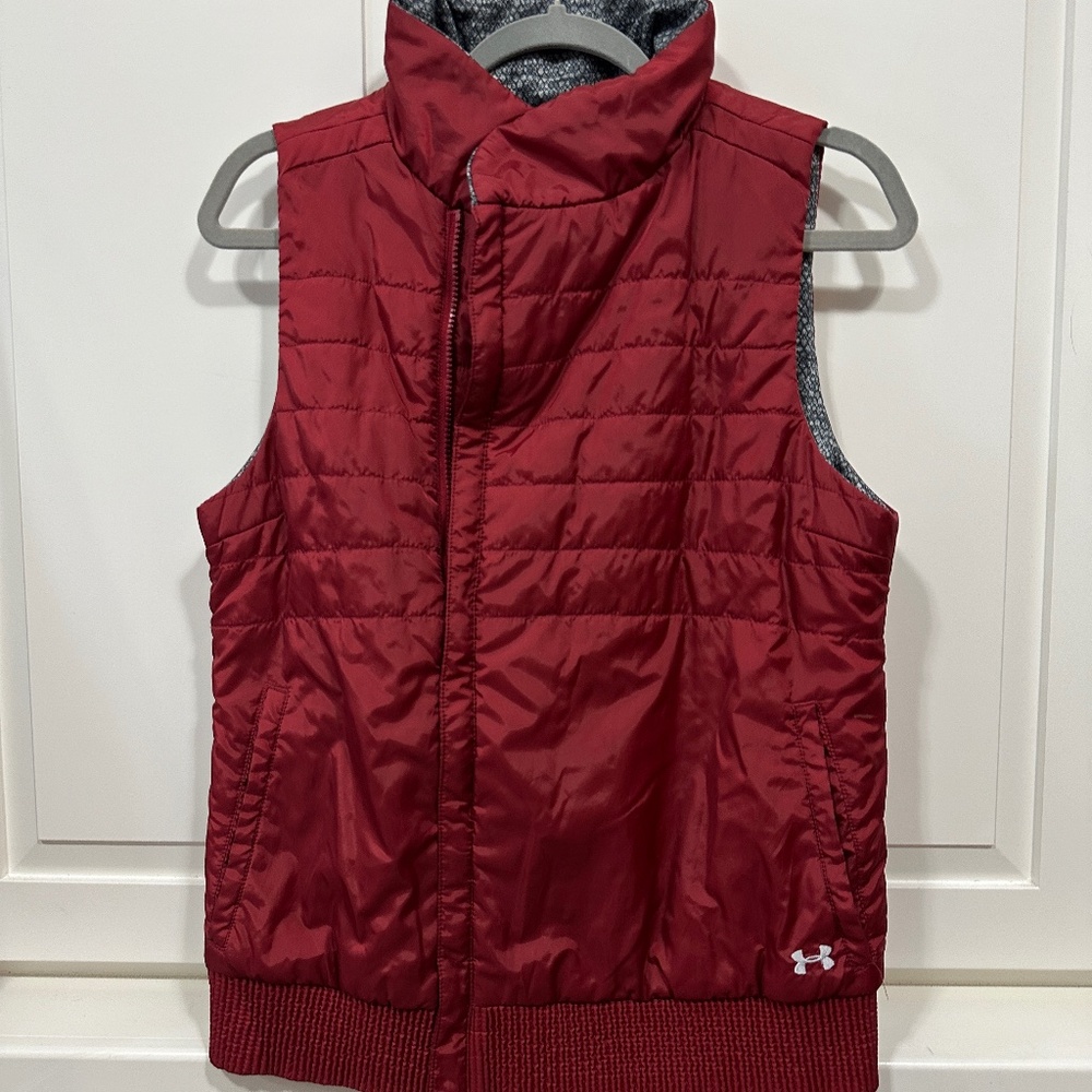 Under Armour Cold Gear Quilted Puffer Red Vest